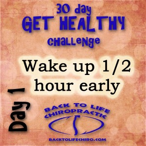 Read more about the article 30 Day Get Healthy Challenge, Day 1