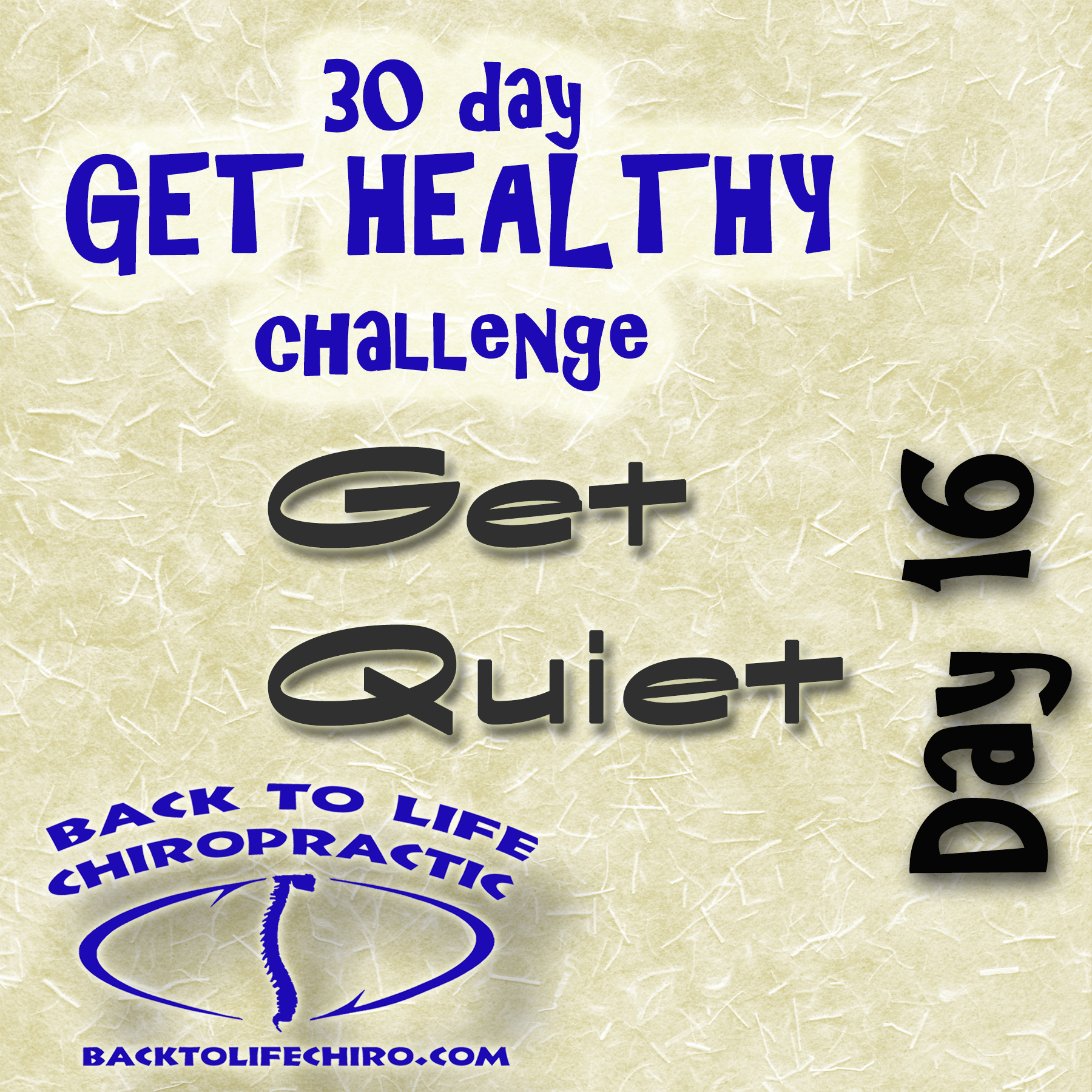 Read more about the article 30 Day Get Healthy Challenge, Day 16