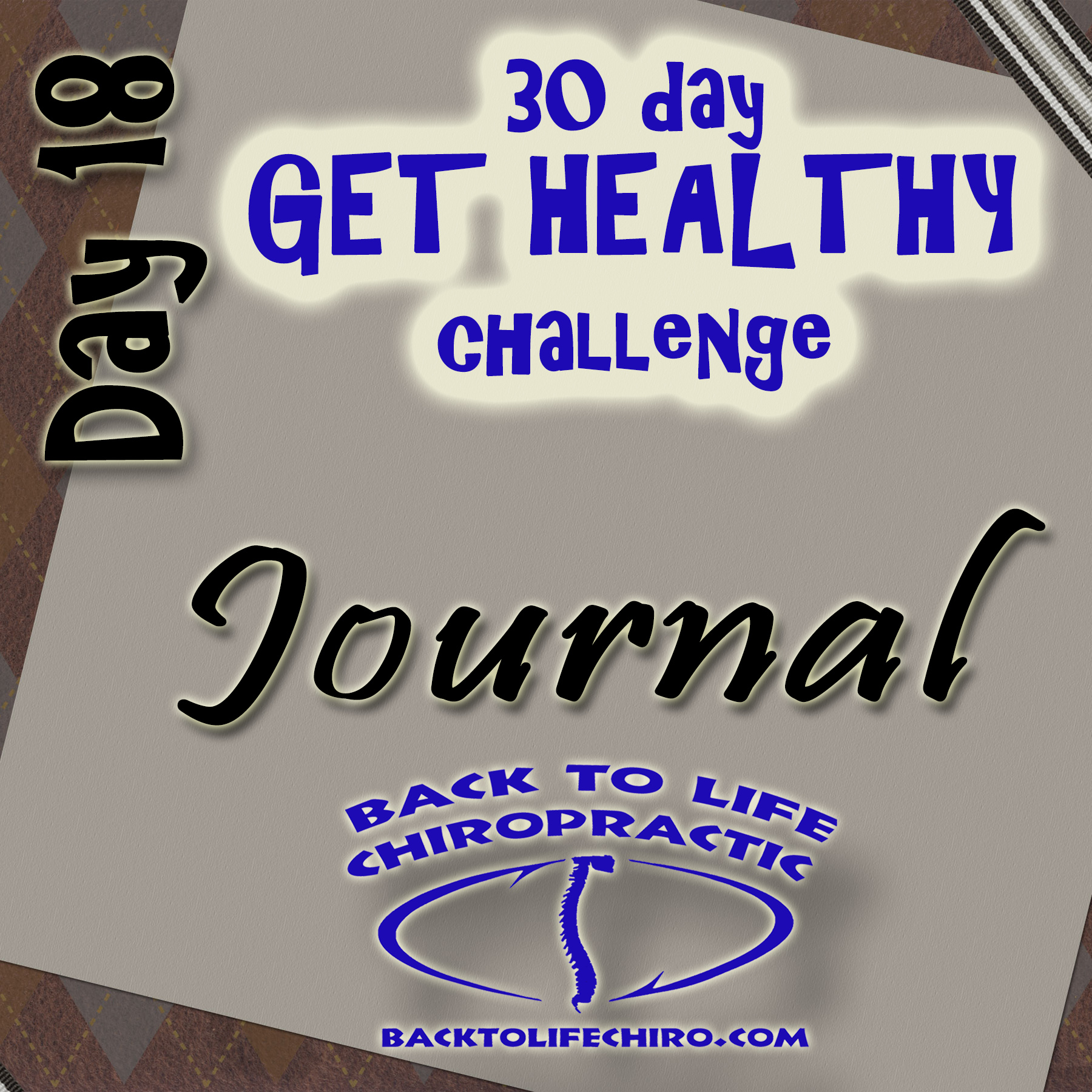 Read more about the article 30 Day Get Healthy Challenge, Day 18