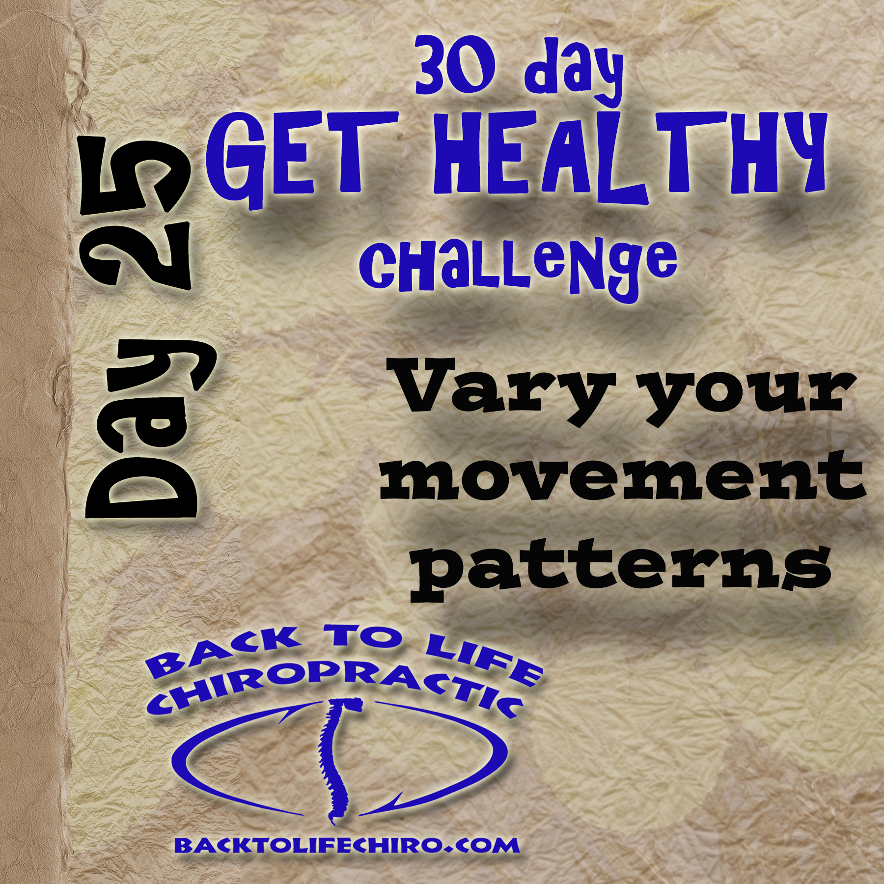Read more about the article 30 Day Get Healthy Challenge, Day 25