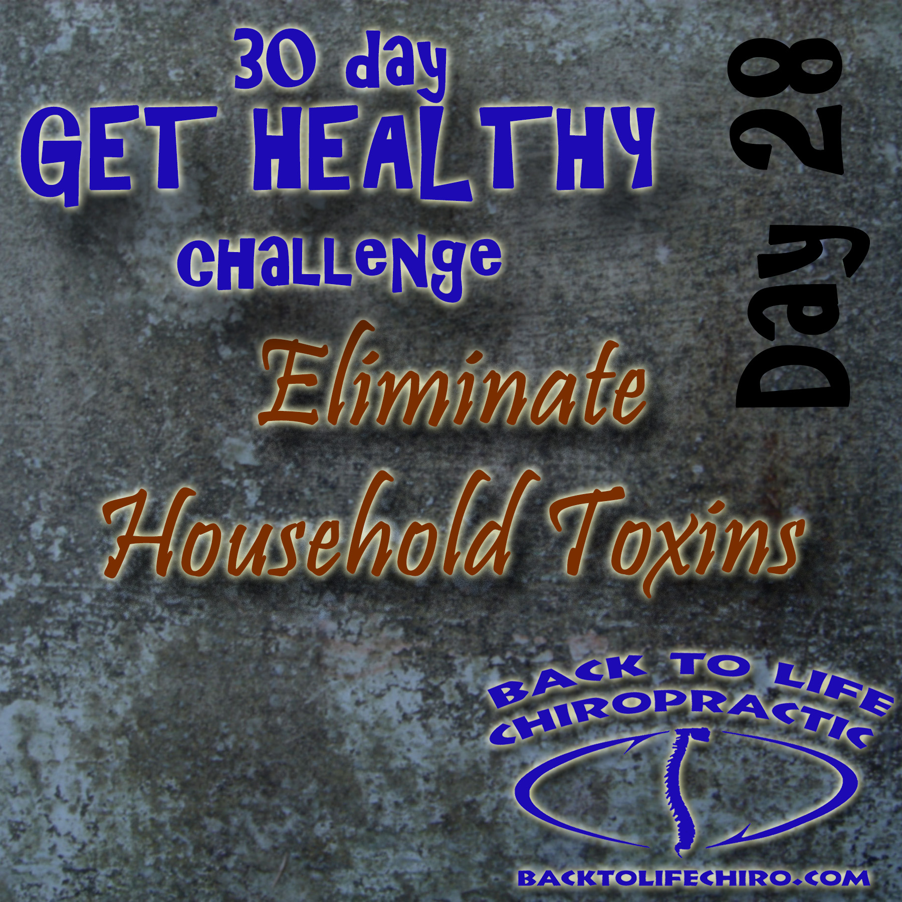 30 Day Get Healthy Challenge Day 28 Back To Life Chiropractic LLC